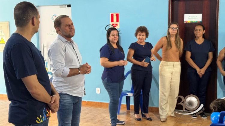 CERNIC RECEBEU A VISITA DO DEPUTADO CIRONE DEIRÓ (CONSTRUÇÃO DE 3 SALAS DE AULA)