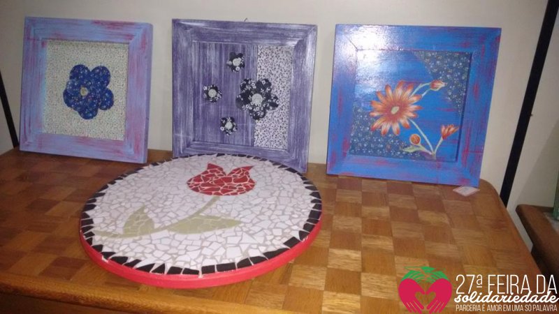 Exposição de artesanatos na EXPOAC 2015